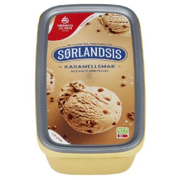 Sørlandsis karamell 1,25l