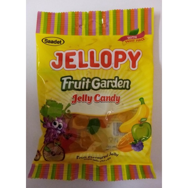 Saadet jellopy fruitgarden jelly candy 80g