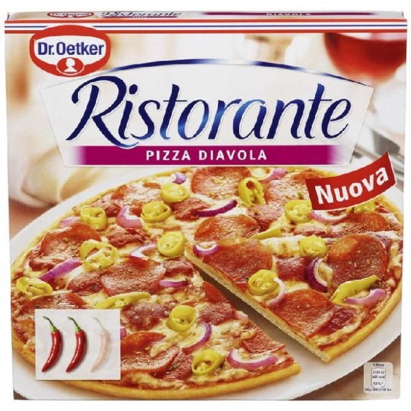 Pizza ristorante diavola 350g