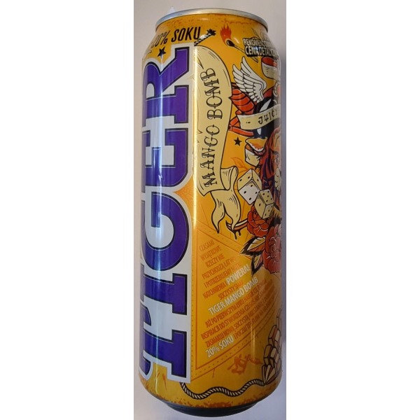 Tiger Energidrikk Mango bomb 500ml