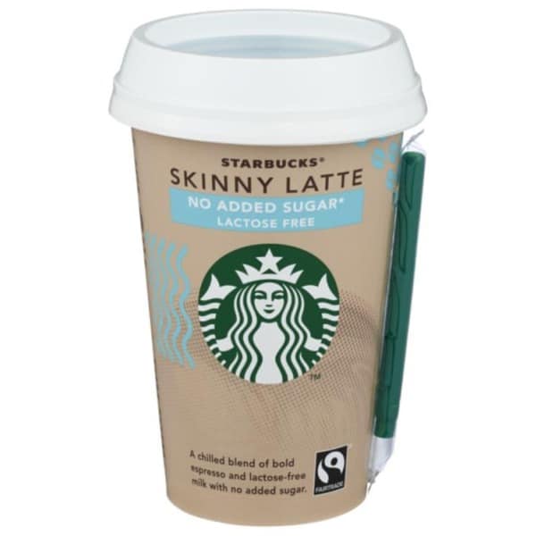 Skinny latte 220ml Starbucks