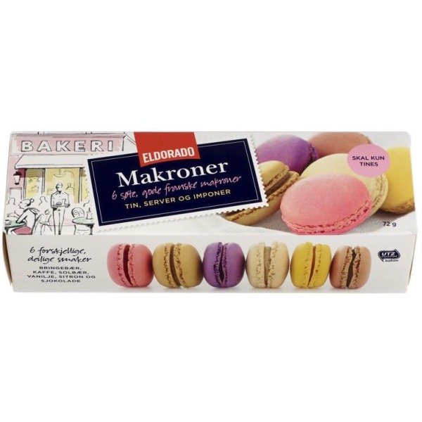 Makroner 6stk Eldorado