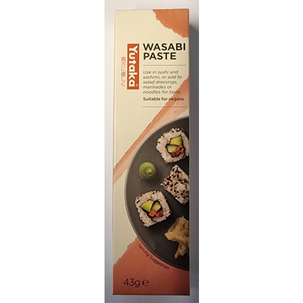 Yutaka japansk wasabi paste 43g