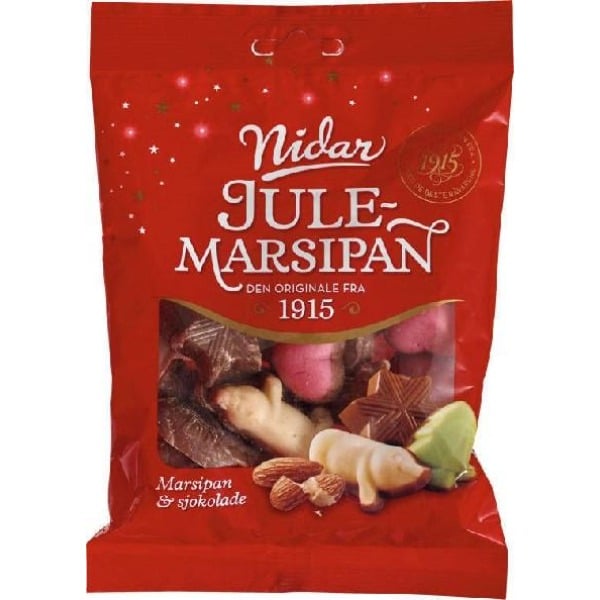 Julemarsipan marsipan&sjoko 193g Nidar