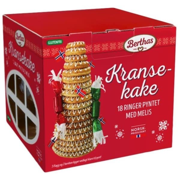 Kransekake 18 ringer 850g Berthas