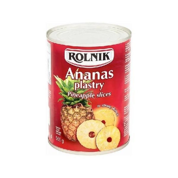 Rolnik pineapple sliced 580ml
