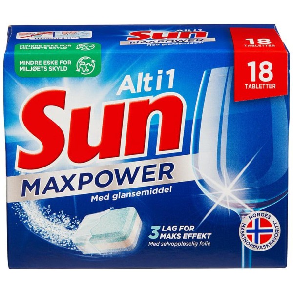 Sun Alt i 1 Maxpower 18stk