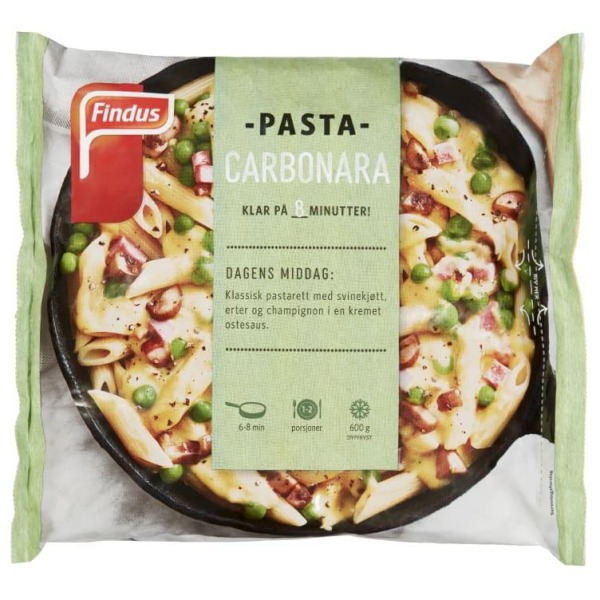 Pasta carbonara 600g Findus