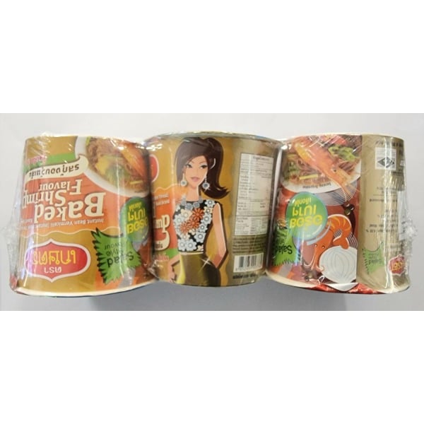 KASET Boat noodle Baked shrimp cup 35g x 3