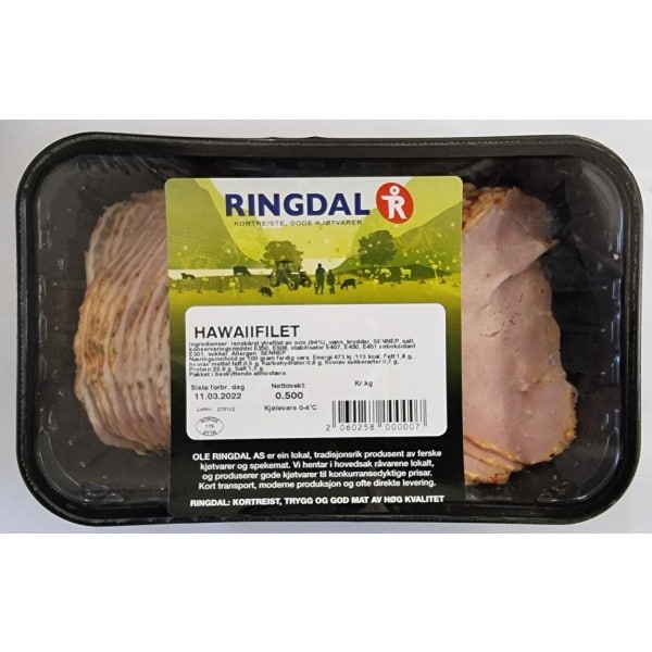 Hawaiifilet 500g Brett
