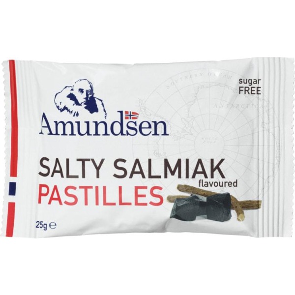 Amundsen Pastiller Salt Salmiakk 25g