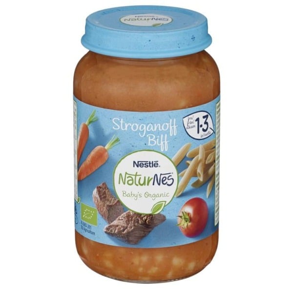 Naturnes stroganoff&biff 1-3år 220g Nestle