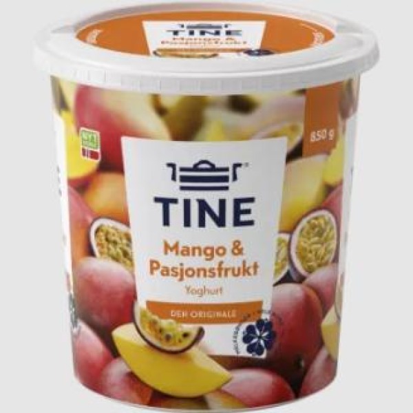 TINE Yoghurt Mango & Pasjonsfrukt 850g