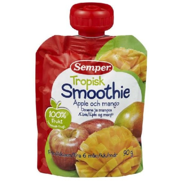 Smoothie tropisk 90g Semper