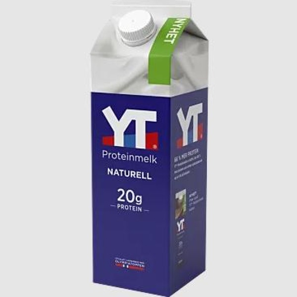 YT Proteinmelk Naturell fettfri 1 liter