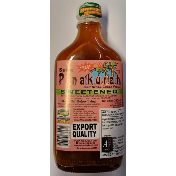 SUKA PINAKURAT Sweetened vinegar 250ml