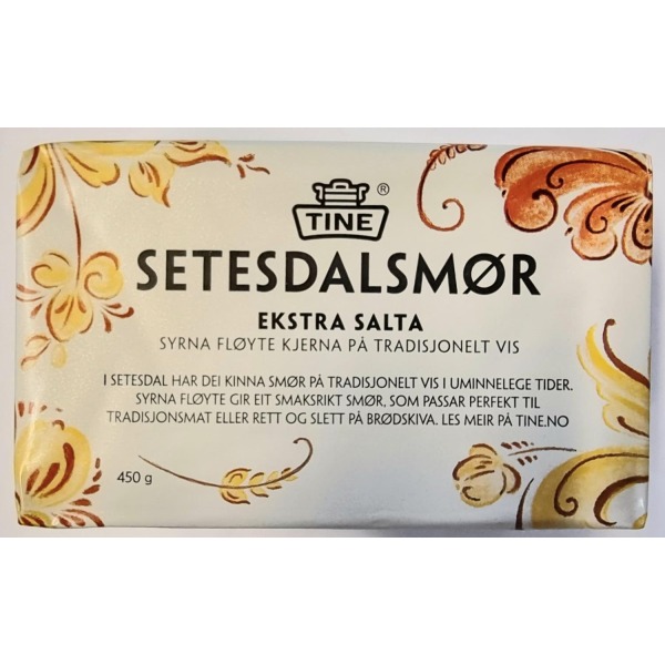 TINE Setesdalsmør Ekstra salta 450g