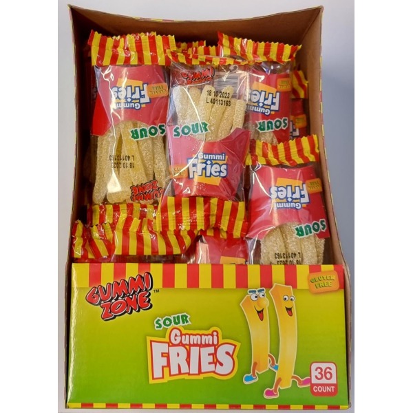 Gummi zone sour gummi fries 20g