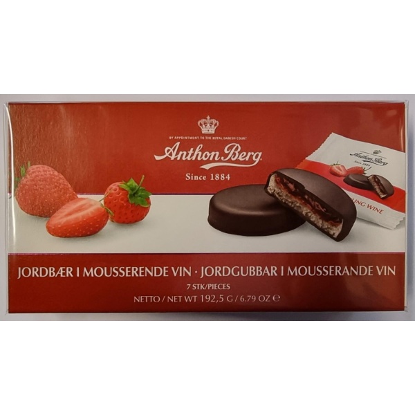 Anthon Berg Strawberry in Sparkling Wine 192,5g