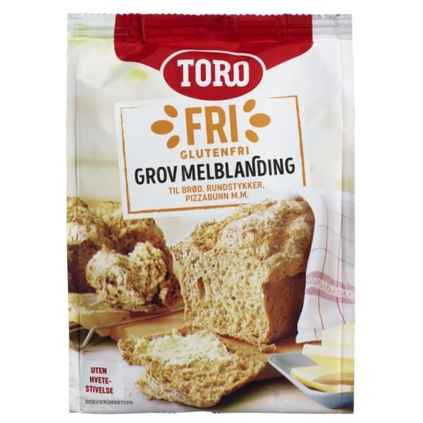 Melblanding Grov Glutenfri 415g Toro
