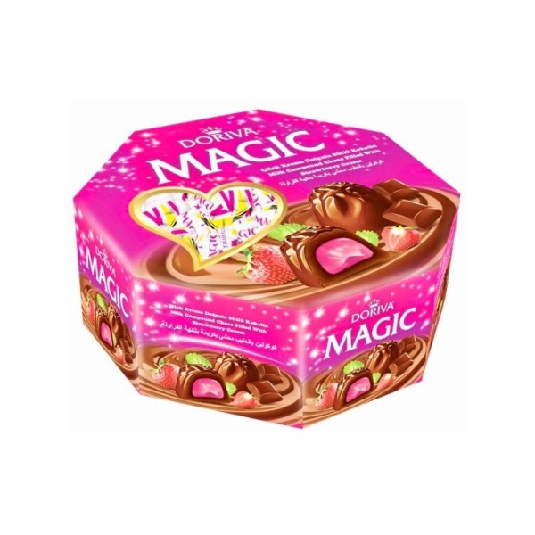 Doriva magic box truffle strawberry 400g