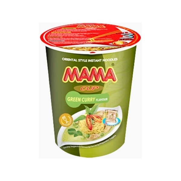 Mama nudler kopp grønn curry 70g