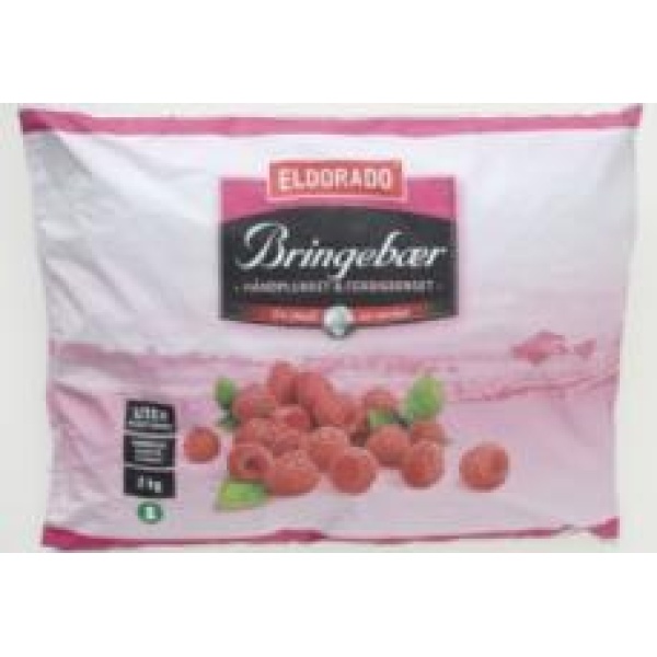 Bringebær Fryste 2kg Eldorado