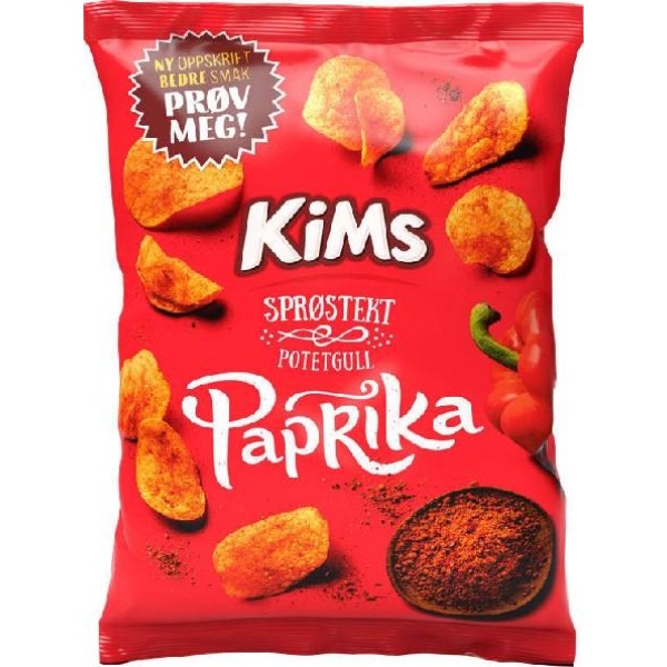 Kims potetgull paprika 30g