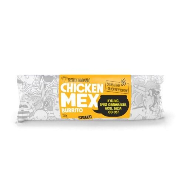 Street! Chicken Mex Burrito 250g