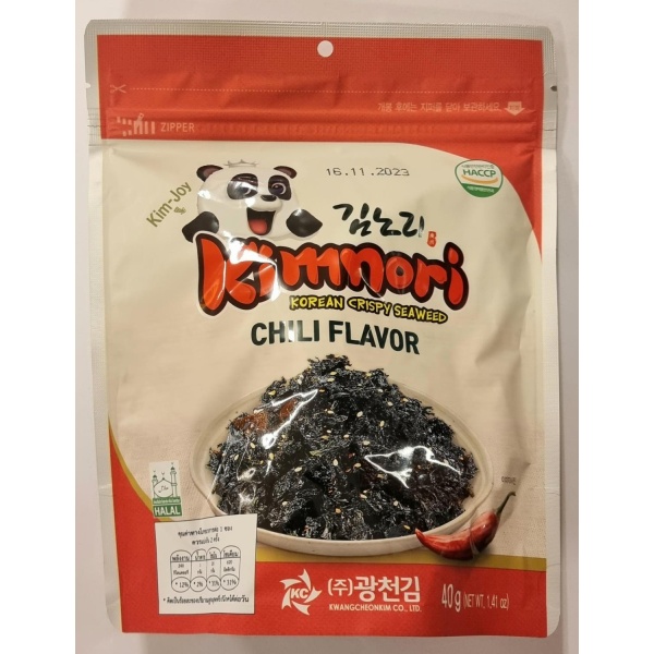 KIMNORI Korean crispy seaweed chilli 40g