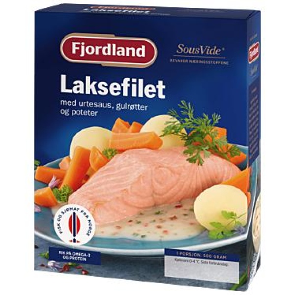 Fjordland Kokt Laks 500g