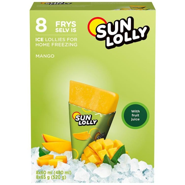 Sun Lolly Mango 8stk