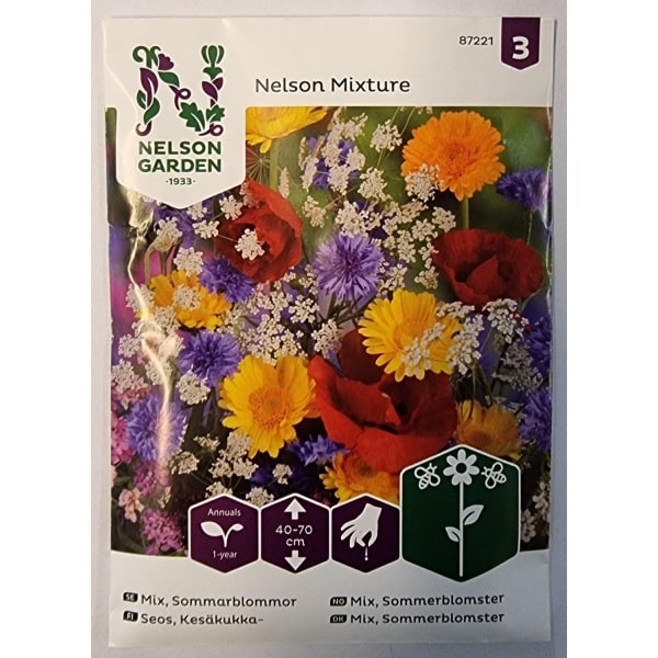 Nelson Garden Mix Sommerblomster Nelson Mixture 3g
