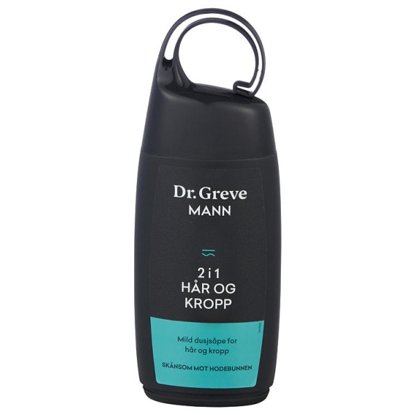 Dr. Greve Mann 2 i 1 Hår Og Kropp 250ml