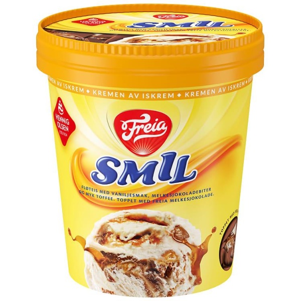 Smil Fløteis 450ml Hennig Olsen