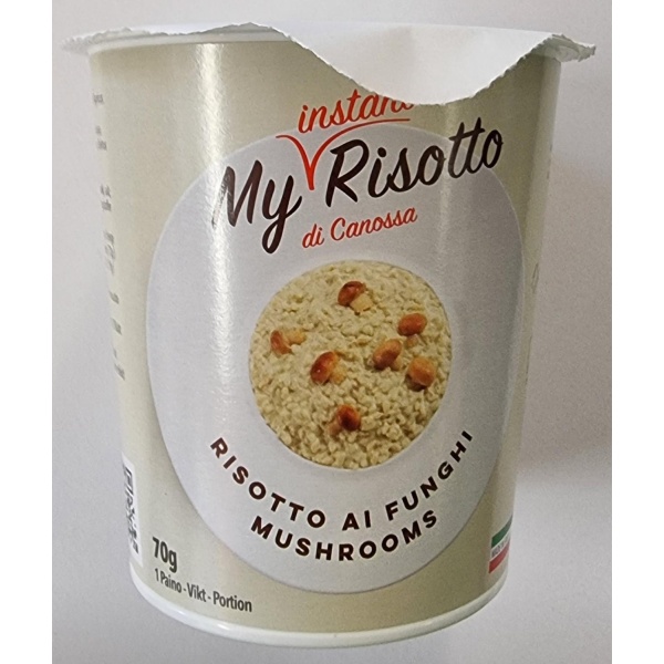 My instant risotto risotto al funghi mushrooms cup 70g