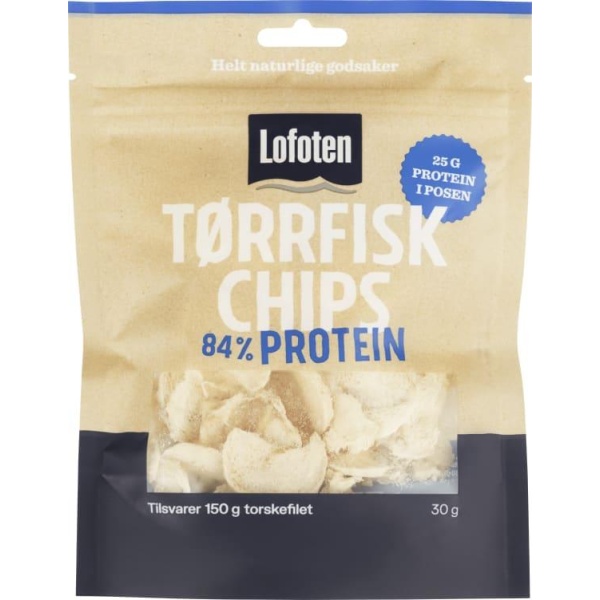 Tørrfisk chips 30g Lofoten