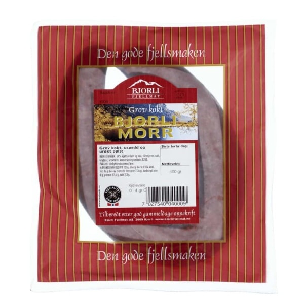 Bjorlimorr grov kokt 400g Bjorli