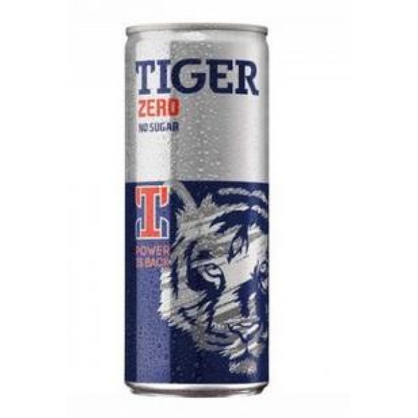 Tiger Energidrikk uten sukker 250ml