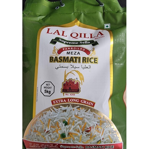 Lal qilla supreme sella basmati ris 5kg