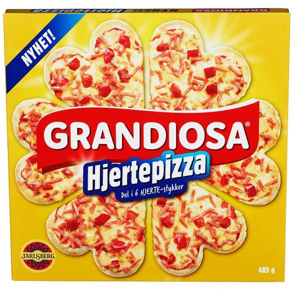 Pizza Grandiosa Hjertepizza 485g