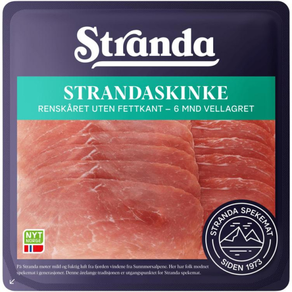 Strandaskinke Renskåret 120g Grilstad