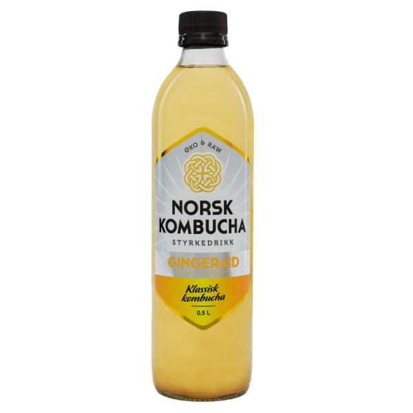 Norsk Kombucha Gingerade 0,5L fl