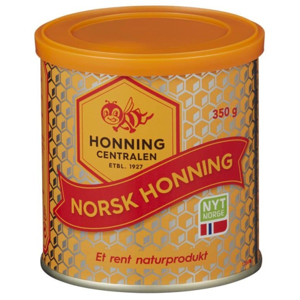 Honning Ekte Norsk 350g Honningcentralen