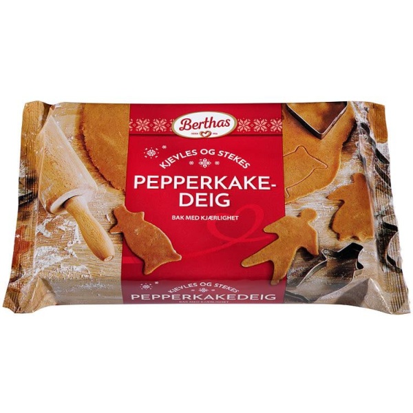 Pepperkakedeig 950g Berthas (fryse)