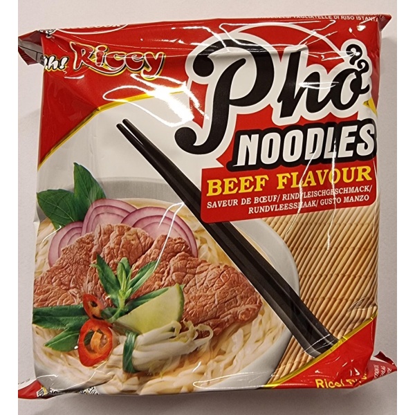 OH! RICEY Instant rice noodle beef flv 70g