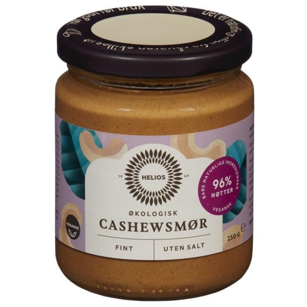 Cashewsmør Økologisk 250g Helios