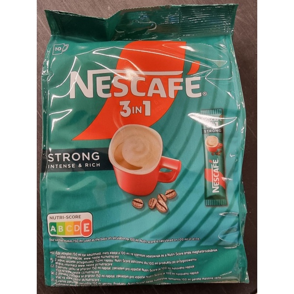 NESCAFE Srong instant coffee 3in1 Green (10x17g)