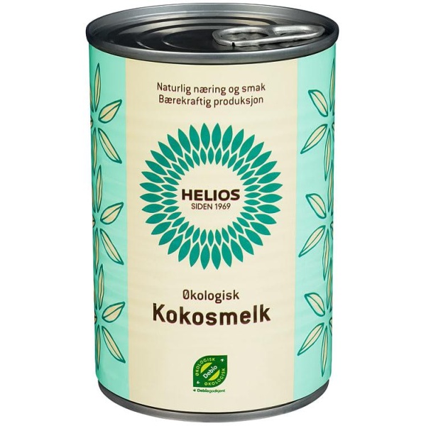 Kokosmelk Økologisk 400ml Helios