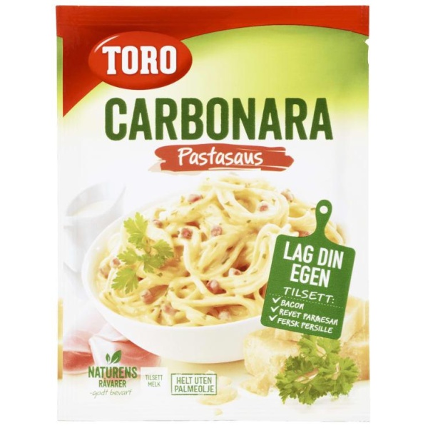 Carbonara Pastasaus 29g Toro